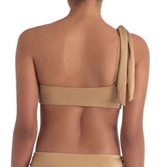 New!Baobab Collection Taki One shoulder Bikini Top in Treasure - Picture 2 of 10